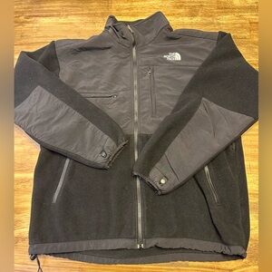 The North Face Denali Full Zip Black Vented Fleece Jacket Mens *READ Description